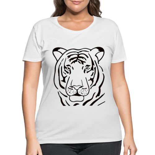Shirts, mugs, and all tiger animal souvenirs, Live - Women's Curvy T-Shirt