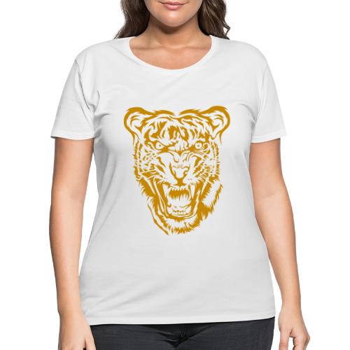 Roar into Adventure: Discover Tiger Souvenirs - Women's Curvy T-Shirt