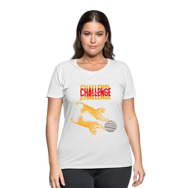 Double tiger fashion, jungle feline animals.