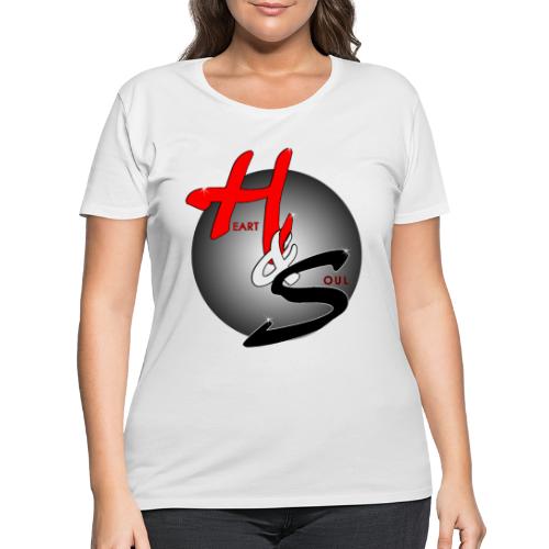 Heart & Soul Concerts official Brand Logo - Women's Curvy T-Shirt