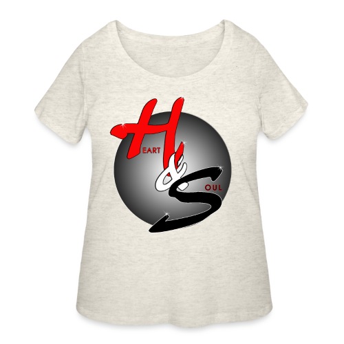 Heart & Soul Concerts official Brand Logo - Women's Curvy T-Shirt