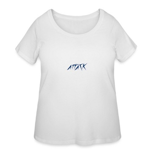 The attackers logo - Women's Curvy T-Shirt