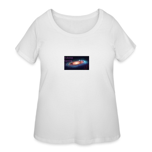 Dubstep Gaming Galaxy Design - Women's Curvy T-Shirt