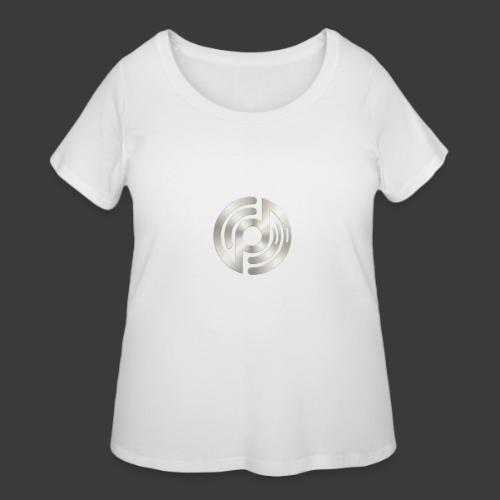 Open Musicians Collective Chrome Logo - Women's Curvy T-Shirt