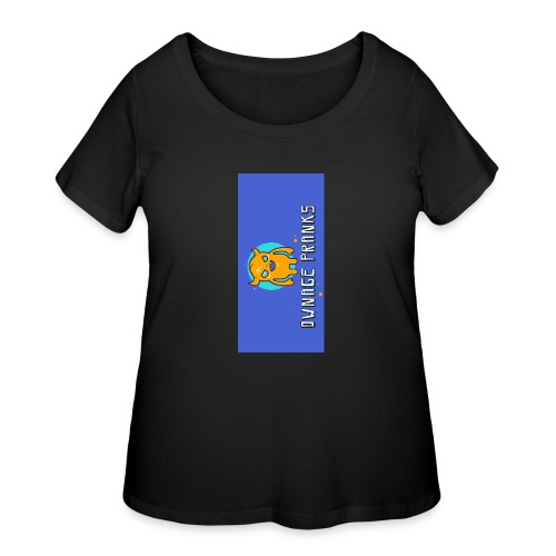 logo iphone5 - Women's Curvy T-Shirt