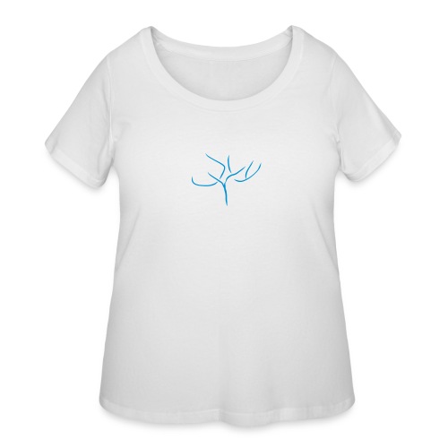 Tree2 - Women's Curvy T-Shirt