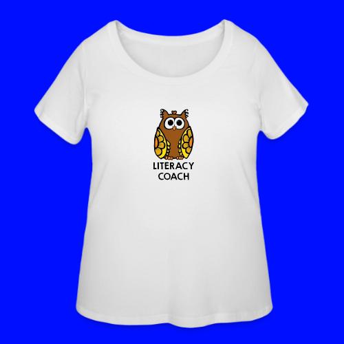 literacy coach png - Women's Curvy T-Shirt