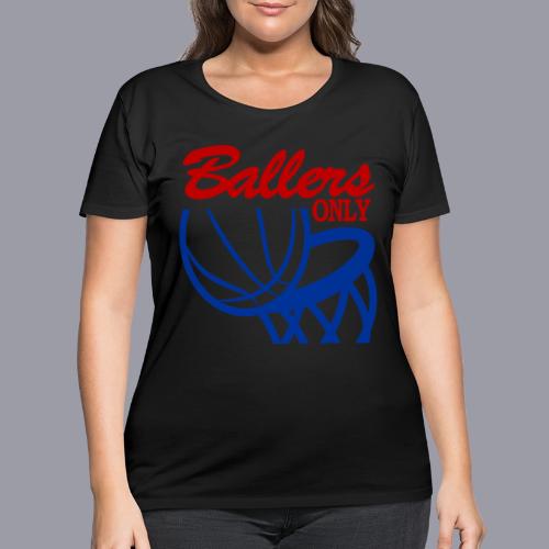 BALLERS ONLY - Women's Curvy T-Shirt
