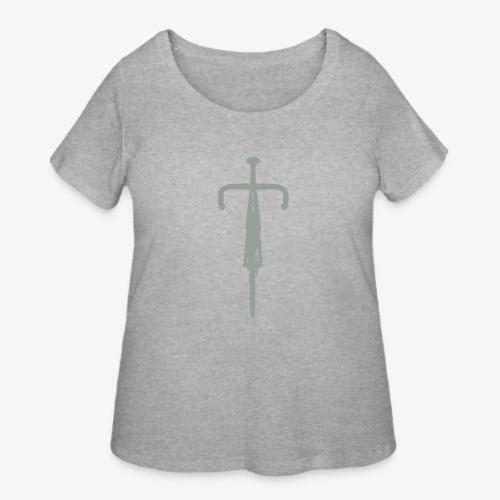 bike_front_view_small - Women's Curvy T-Shirt