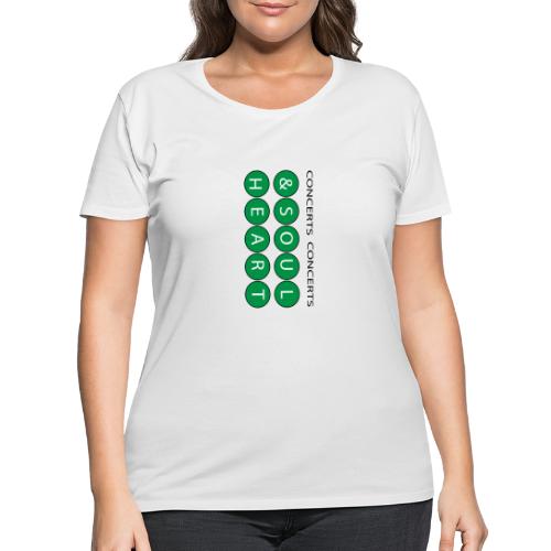 Can't go wrong with Money Green Heart & Soul - Women's Curvy T-Shirt