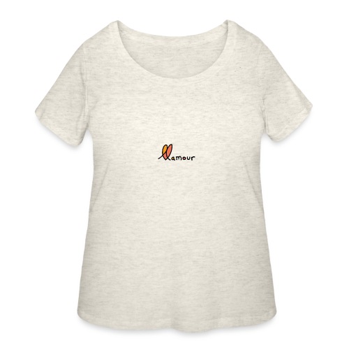 llamour logo - Women's Curvy T-Shirt