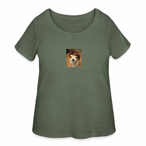 Justin Dog - Women's Curvy T-Shirt