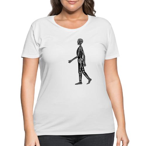 Skeleton Human - Women's Curvy T-Shirt