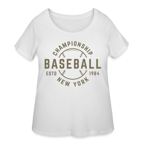 baseball new york - Women's Curvy T-Shirt