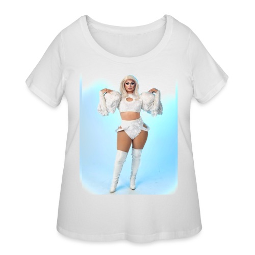 LUNA SKYE ANGEL PHOTO - Women's Curvy T-Shirt