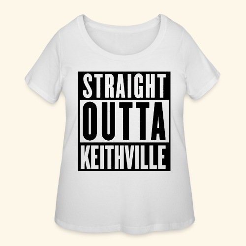 STRAIGHT OUTTA KEITHVILLE - Women's Curvy T-Shirt