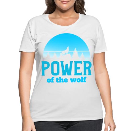Power Of The Wolf - Women's Curvy T-Shirt
