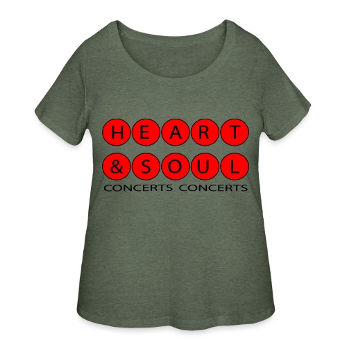 Heart & Soul Concerts Red Horizon 2021 - Women's Curvy T-Shirt