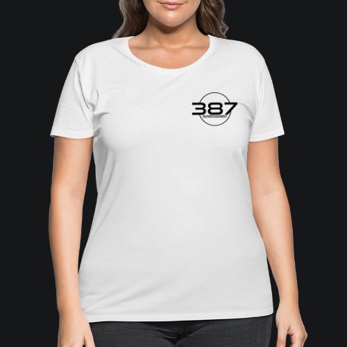 387 Entertainment Black - Women's Curvy T-Shirt