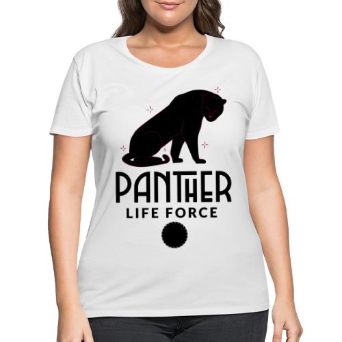 Panther Life Force - Women's Curvy T-Shirt