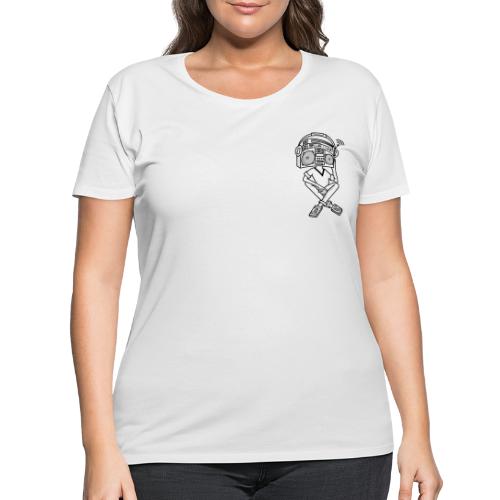DSR Small Corner Logo - Women's Curvy T-Shirt