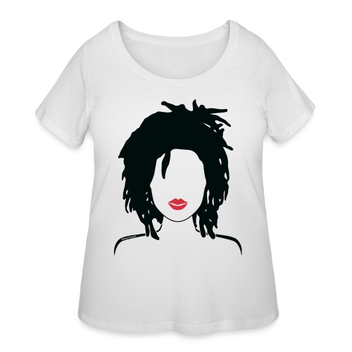 Locs & Lipstick_Global Couture Women's T-Shirts - Women's Curvy T-Shirt