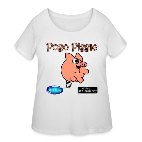 Pogo Piggle - Women's Curvy T-Shirt