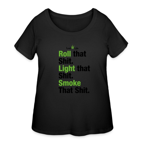 Roll Light Smoke - Women's Curvy T-Shirt