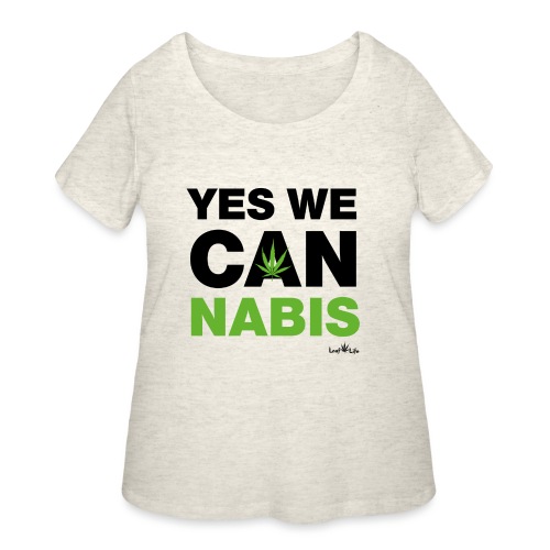 Yes We Cannabis - Women's Curvy T-Shirt