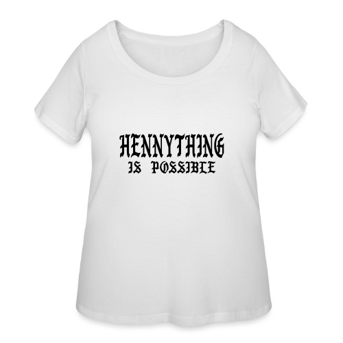 hennything is possible - Women's Curvy T-Shirt