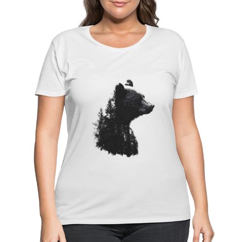 Forest Within the Bear - Women's Curvy T-Shirt