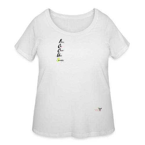 V I P T logo - Women's Curvy T-Shirt