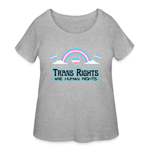 Trans Rights - Women's Curvy T-Shirt