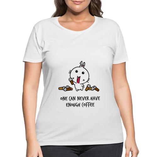 Never Enough Coffee - Women's Curvy T-Shirt