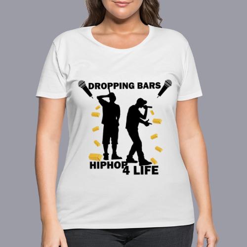DROPPING BARS - Women's Curvy T-Shirt
