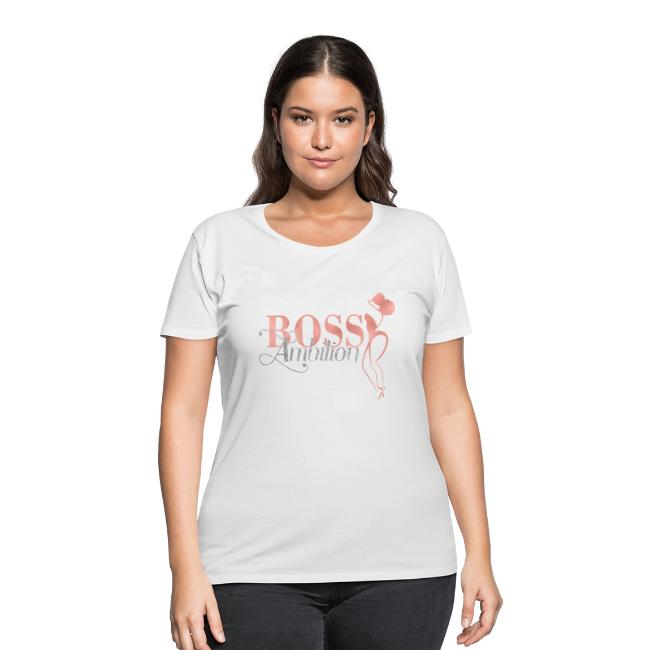 Women Boss Ambition Tshirt Glitter