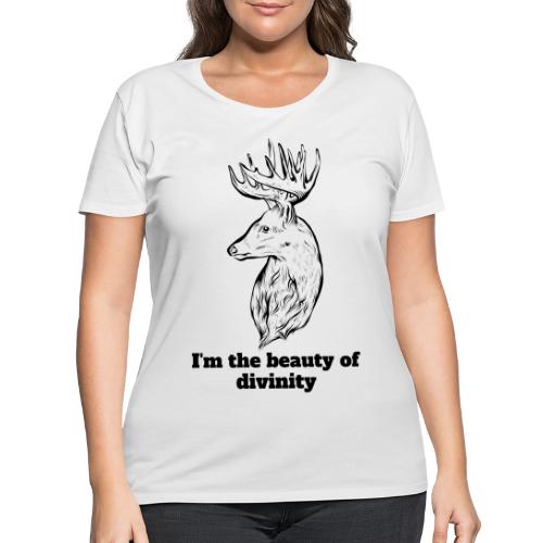 I'm The Beauty Of Divinity - Women's Curvy T-Shirt