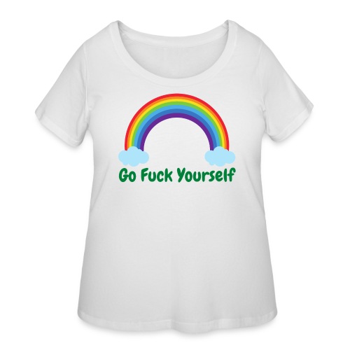 Go Fuck Yourself, Rainbow Campaign - Women's Curvy T-Shirt