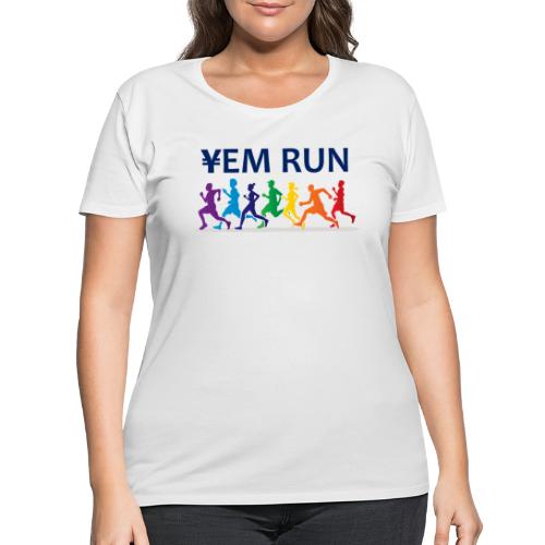 YEM RUN - Women's Curvy T-Shirt