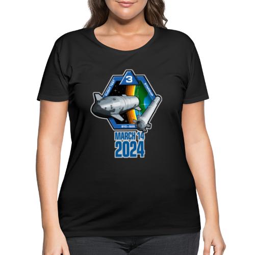 Starship Flight Test 3 - March 14 2024 - Women's Curvy T-Shirt