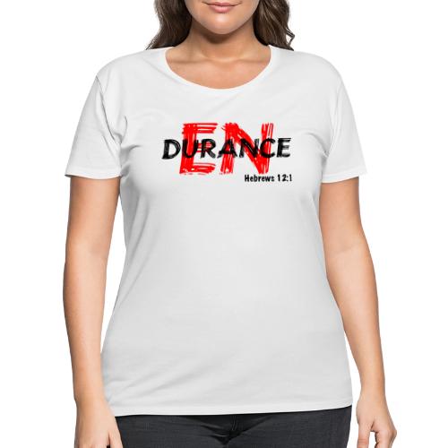 Run with Endurance - Women's Curvy T-Shirt