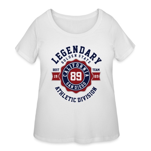 legendary athletic division - Women's Curvy T-Shirt
