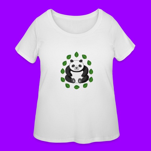 Panda zenyatta - Women's Curvy T-Shirt
