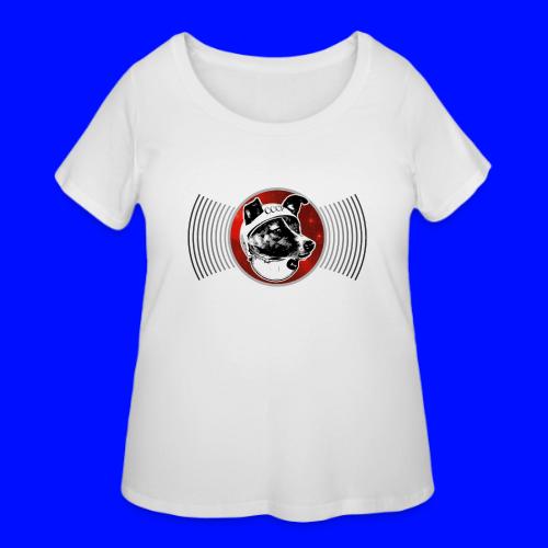 Laika The Space Dog - Women's Curvy T-Shirt