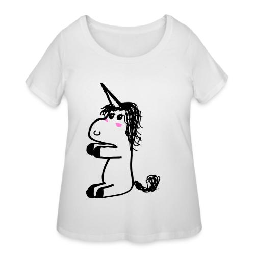 Baby Unicorn - Women's Curvy T-Shirt