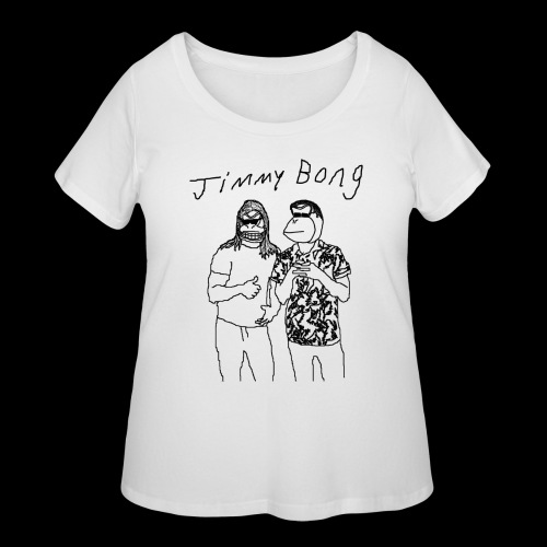 jimmy bong bros - Women's Curvy T-Shirt