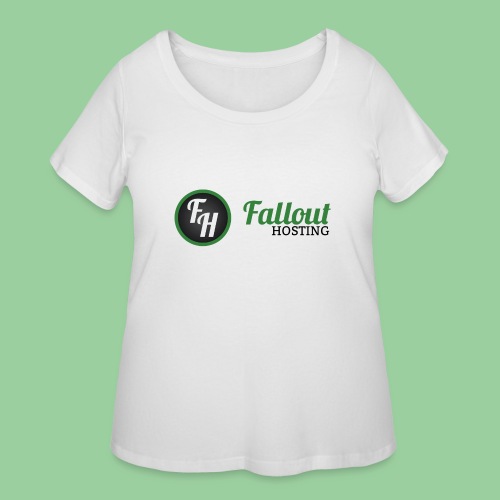 Fallout Hosting Classic Logo - Women's Curvy T-Shirt
