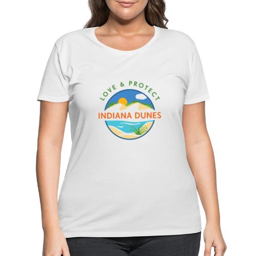 Love & Protect the Indiana Dunes - Women's Curvy T-Shirt