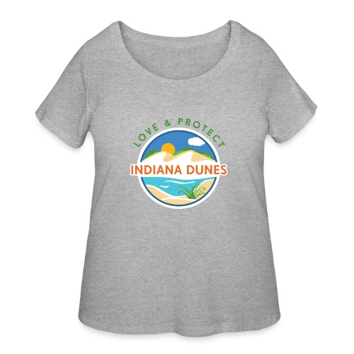 Love & Protect the Indiana Dunes - Women's Curvy T-Shirt