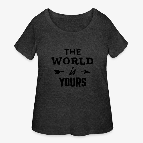 the world - Women's Curvy T-Shirt